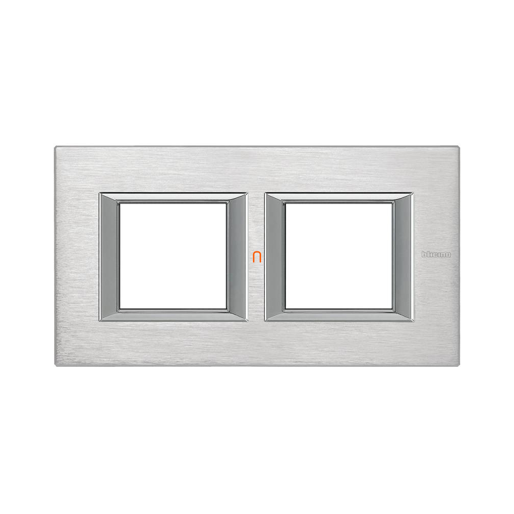 BTICINO Axolute takarókeret 2+2m csiszolt króm ,szögl vízsz. HA4802M2HCR