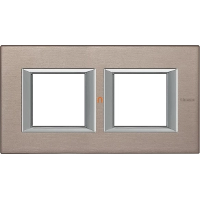   Bticino HA4802M2HNX Axolute takarókeret szögletes 2+2 modulos vízszintes NX