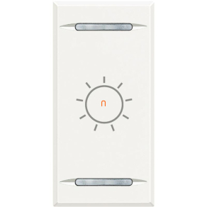   Axolute billentyűhöz, 1 modul lámpa jel,2 funkció hófehér HD4911BA