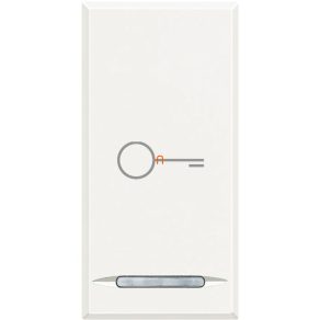   Axolute billentyűhöz, 1 modul. kulcs jel,1 funkció. hófehér HD4915BD