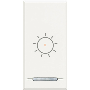   Axolute billentyűhöz, 1 modul. lámpa jel,1 funkció. hófehér HD4915BA