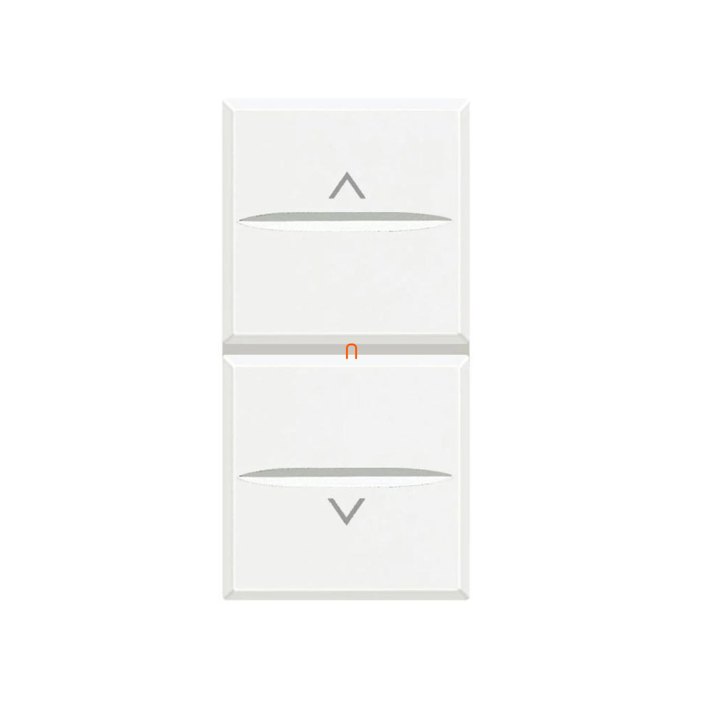 BTICINO Axolute átkapcsoló 1-0-2, 2 modul, hófehér HD4027M2