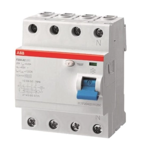   ABB 2CSF204201R2400 F204AS-40/0.1 Áramvédő kapcsoló (FI-relé), 4P, In= 40 A, 100mA, A típus
