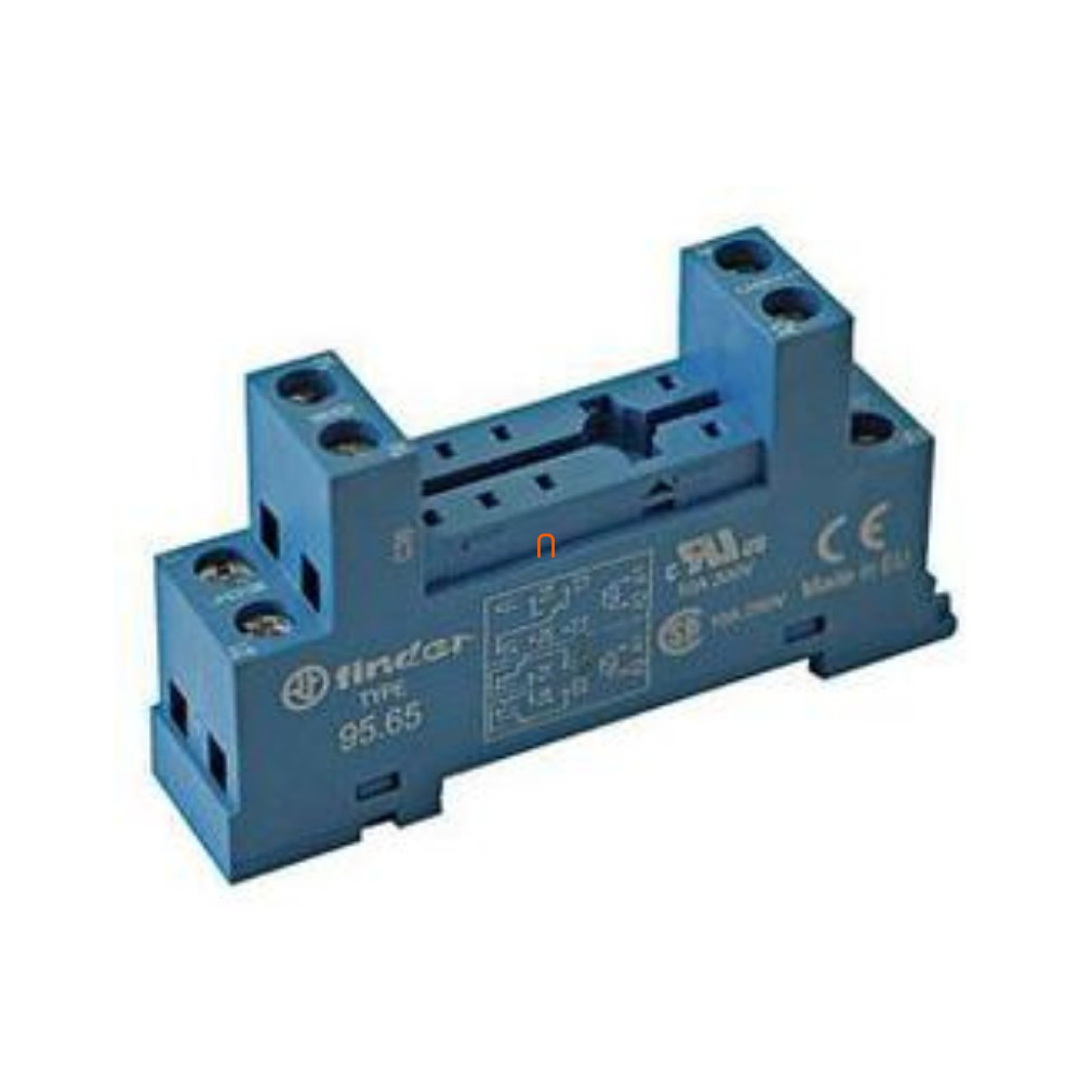 Finder 95.65 foglalat TS35-re
