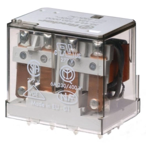   Finder 56.44.8.230.2000 miniatűr teljesítményrelé 4CO(váltó) 12A 230V AC AgCdO