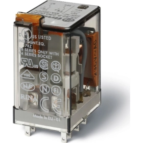   Finder 55.32.9.048.0040 miniatűr ipari relé 2CO(váltó) 10A 48V DC