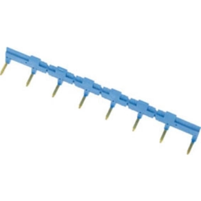   Finder 095.08 átkötőhíd, kék, 8-foglalat széles, terhelhetőség: 10 A - 250 V, a 95.83.3/95.85.3/95.93.3/95.95.3-as foglalatokhoz