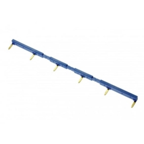   Finder 094.06 átkötőhíd, kék, 6 foglalat széles, a 94-es sorozatú csavaros foglalatok összekötésére