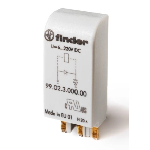   Finder 99.02.3.000.00 dugaszolható modul, EMC-modul: védődióda