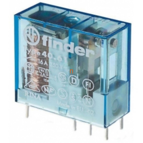   Finder 41.52.8.024.0000 printrelé, 2 váltóérintkező 8A, 24V AC