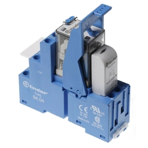   Finder 58.34.9.024.0050 csatoló relé modul 7A 4CO(váltó) 24V DC
