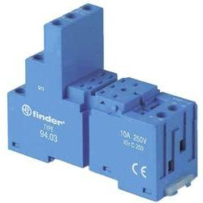 Finder 94.03 foglalat, kék (55.33/85.03)