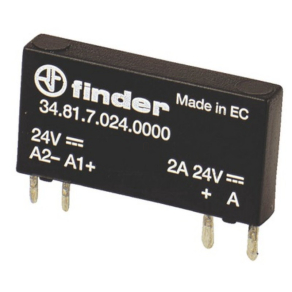   Finder 34.81.7.024.9024 SSR relé 1NO(záró) 6A 24V DC érzékeny, 24V DC kimenet