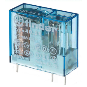   Finder 40.51.9.012 miniatűr print/dugaszolható relé 1CO(váltó) 10A 12V DC, 5mm lábkiosztás