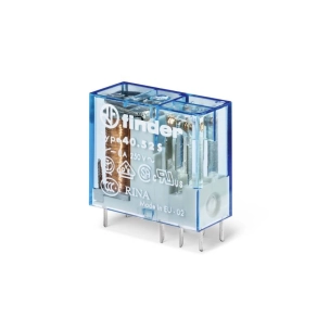   Finder 40.52.7.012 relé 2CO(váltó) 8A 12V DC érzékeny, 5mm lábkiosztás, NYÁK-ba vagy foglalatba