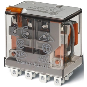   Finder 56.34.9.012.0000 miniatűr teljesítményrelé 4CO(váltó) 12A 12V DC