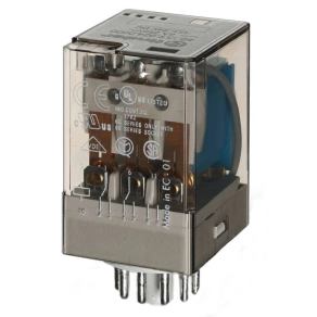   Finder 60.13.9.220 ipari relé 3CO(váltó) 10A 220V DC, 11 lábú