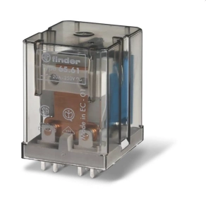 Finder 65.61.8.230 teljesítményrelé, 1z+1ny é. 20A