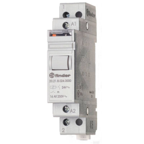   Finder 20.21.9.012.4000 impulzusrelé sínre 1NO(záró) 12V DC