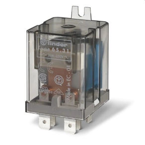   Finder 65.31.8.230.4300 teljesítményrelé, Faston 250, 1 záróérintkező 30 A, : 230 V AC