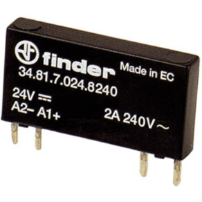   Finder 34.81.7.024.8240 SSR relé 1NO(záró) 2A 24V DC érzékeny, 240V AC kimenet
