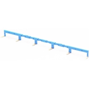   Finder 090.06 átkötőhíd, kék, 6 foglalat széles, 10 A - 250 V, 90.02/90.03-as foglalatokhoz