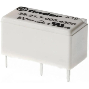   Finder 32.21.7.012.4000 miniatűr printrelé, 1 váltóérintkező, 6A