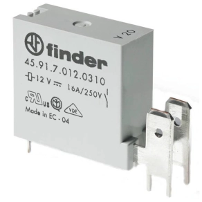 Finder 45.91.7.024.0310 Printrelé, 1 záróé, 16A