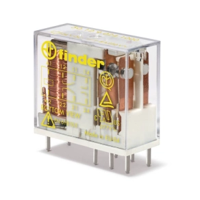   Finder 50.12.9.012.1000 Relé kényszerműködtetésű érintkezőkkel, 2 váltóérintkező 8 A, : 12 V DC