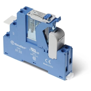   Finder 4C.02.9.024.0050 csatoló relé, 2 váltóérintkező, 8A