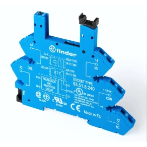 Finder 93.51.8.240 foglalat, 34.51 vagy 34.81 relékhez