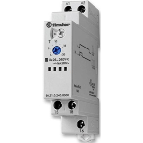 Finder 80.41.0.240.0000 ejtéskésleltetésű időrelé 16A
