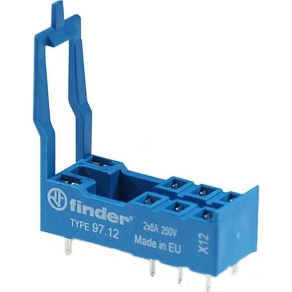 Finder 97.12 NYÁK foglalat, relé típusa: 46.52