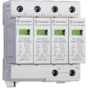   Finder 7P.15.8.275.1012 túlfeszültség levezető 1+2 tip. kombi.