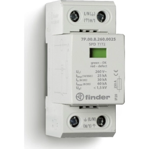 Finder 7P.01.8.260.1025túlfeszültség levezető 1+2 tip.