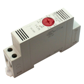   Finder 7T.81.0.000.2403 állítható moduláris termosztát, fűtéshez, 1NC/10A, kikapcs. hőm. tartomány +0...+60°C, IP20