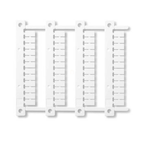   Finder 060.48 Felirati tábla, 48 címkével, (6x12) mm, fehér műanyag