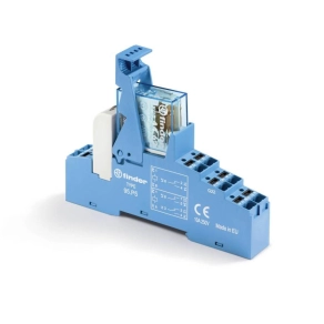   Finder 48.P8.7.024.0050 csatoló relé, 2 váltóérintkező, 10A 24V DC