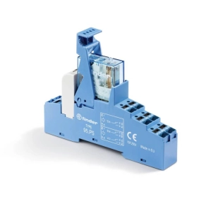  Finder 48.P5.9.024.0050 csatoló relék, 2 váltóérintkező, 8A 24V DC