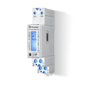   Finder 7M.24.8.230.0110 fogyasztásmérő 1F 40A digitális, kétirányú, hitelesített, NFC, DIN sínre