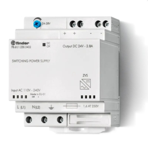   Finder 78.60.1.230.2402 kapcsolóüzemű tápegység, 60W, 24V DC