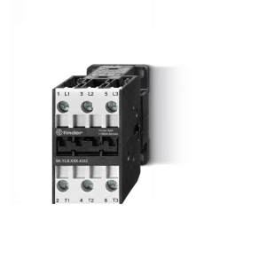   Finder 6K.13.8.024.4374 ipari mágneskapcsoló, 3 NO, 74 A / 37 kW (400 V AC-3), tekercs: 24 V AC, EN 60947 / IEC 947 