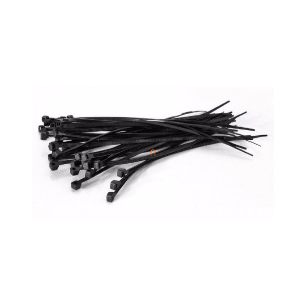 Kábelkötegelő fekete 160x2,5mm halogénmentes Intercable