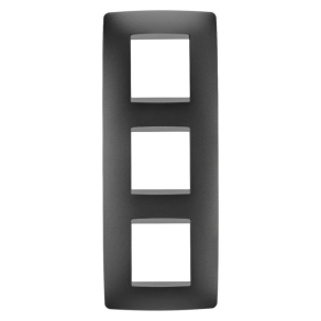   Gewiss Chorus one 3-as függőleges keret matt fekete (2+2+2 modul) GW16127VN