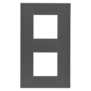   Gewiss Chorus Geo 2-es függőleges keret matt fekete (2+2 modul) GW16424VN