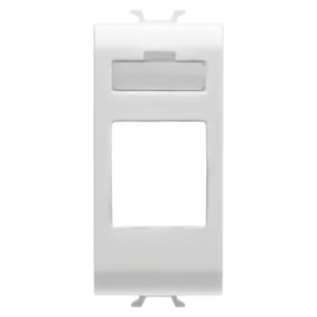   Chorus fényes fehér -antibakteriális Adatkábel csatlakozó adapter, AMP/Keystone jack 1 modulos GW10431AB Gewiss