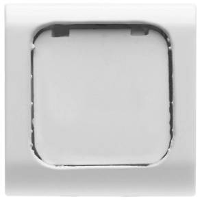   Chorus matt fehér Cserélhető gomb, címkével 22x22mm GW15542 Gewiss
