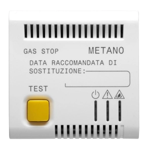   Chorus matt fehér Metán gáz érzékelő, 12V AC/DC 2 modulos GW15712 Gewiss