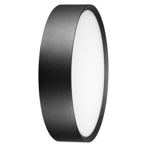   Gewiss Kültéri mennyezeti kerek lámpa 18W 1650lm 4000K IP65 fekete - Elia GWF2200LA840