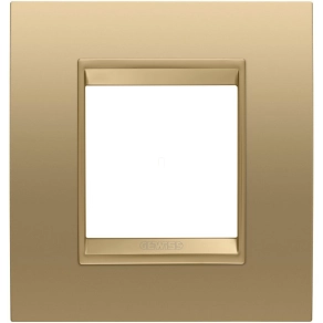 Chorus LUX arany, fém 1-es keret (2 modul) GW16222XG Gewiss